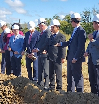 Groundbreaking ceremony.