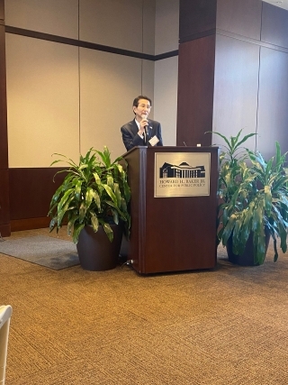 Consul-General giving a speech